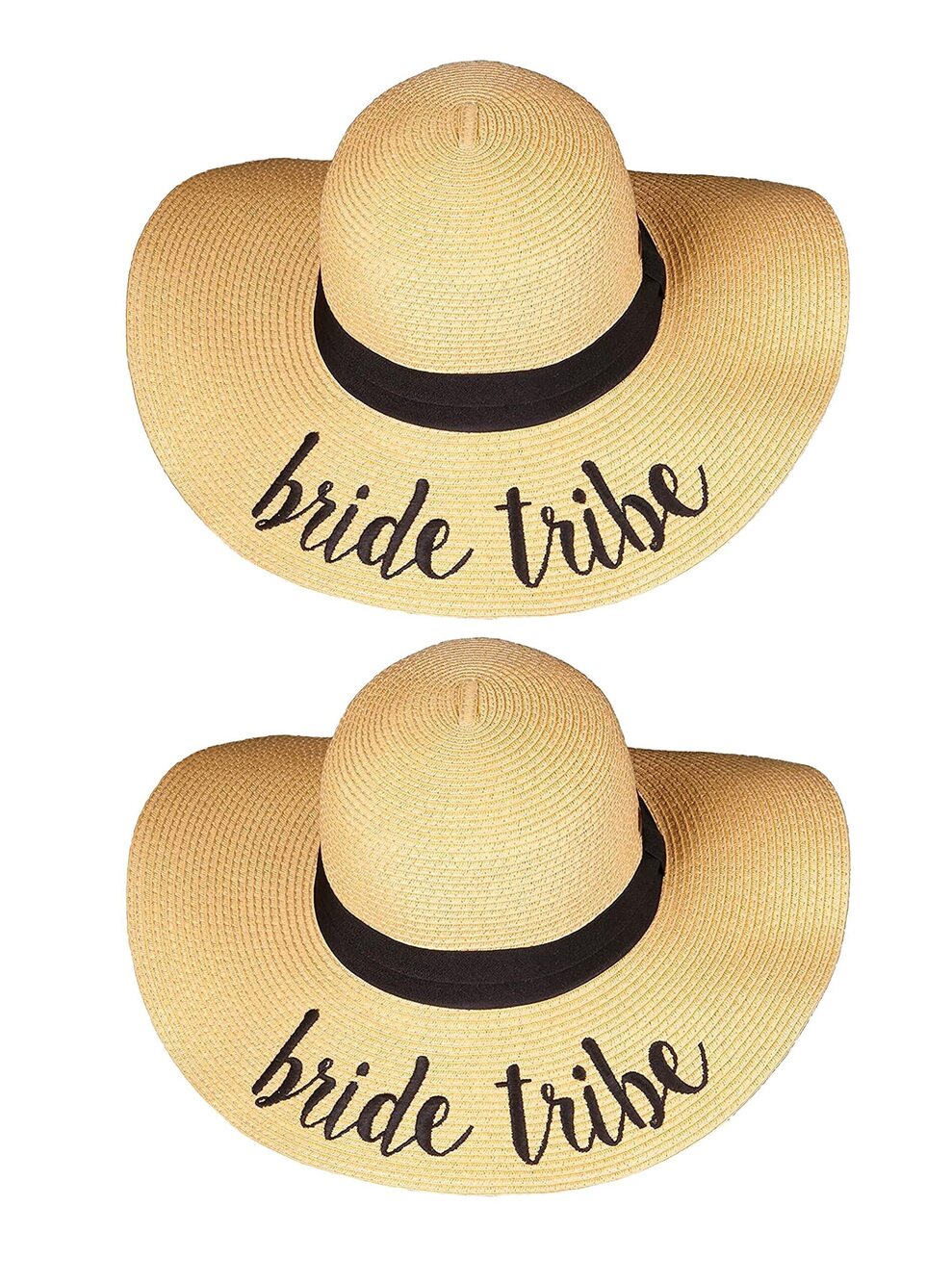 3521 Messy Bun Sun Hat Bundle - 2 Bride Tribe 2 Pack